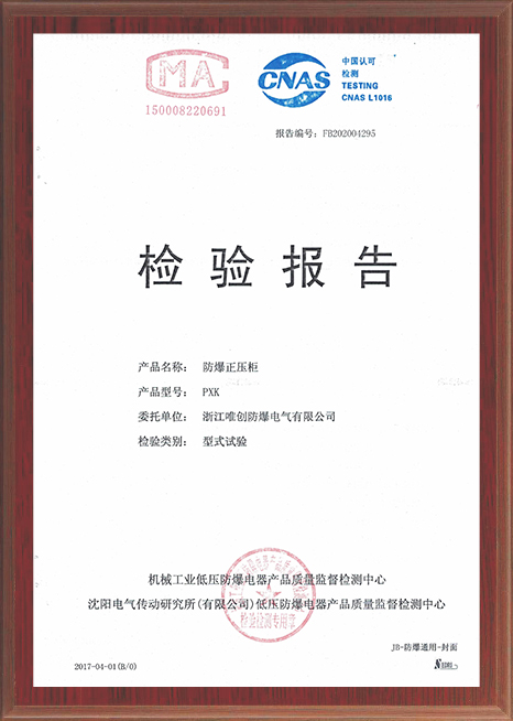 檢驗(yàn)報(bào)告